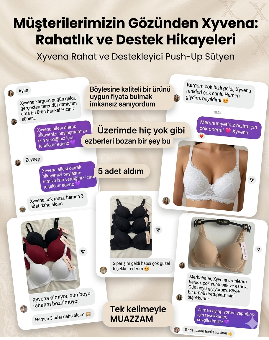 Xyvena Dantelli Sütyen