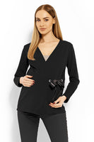  Maternity blouse model 113236 PeeKaBoo 
