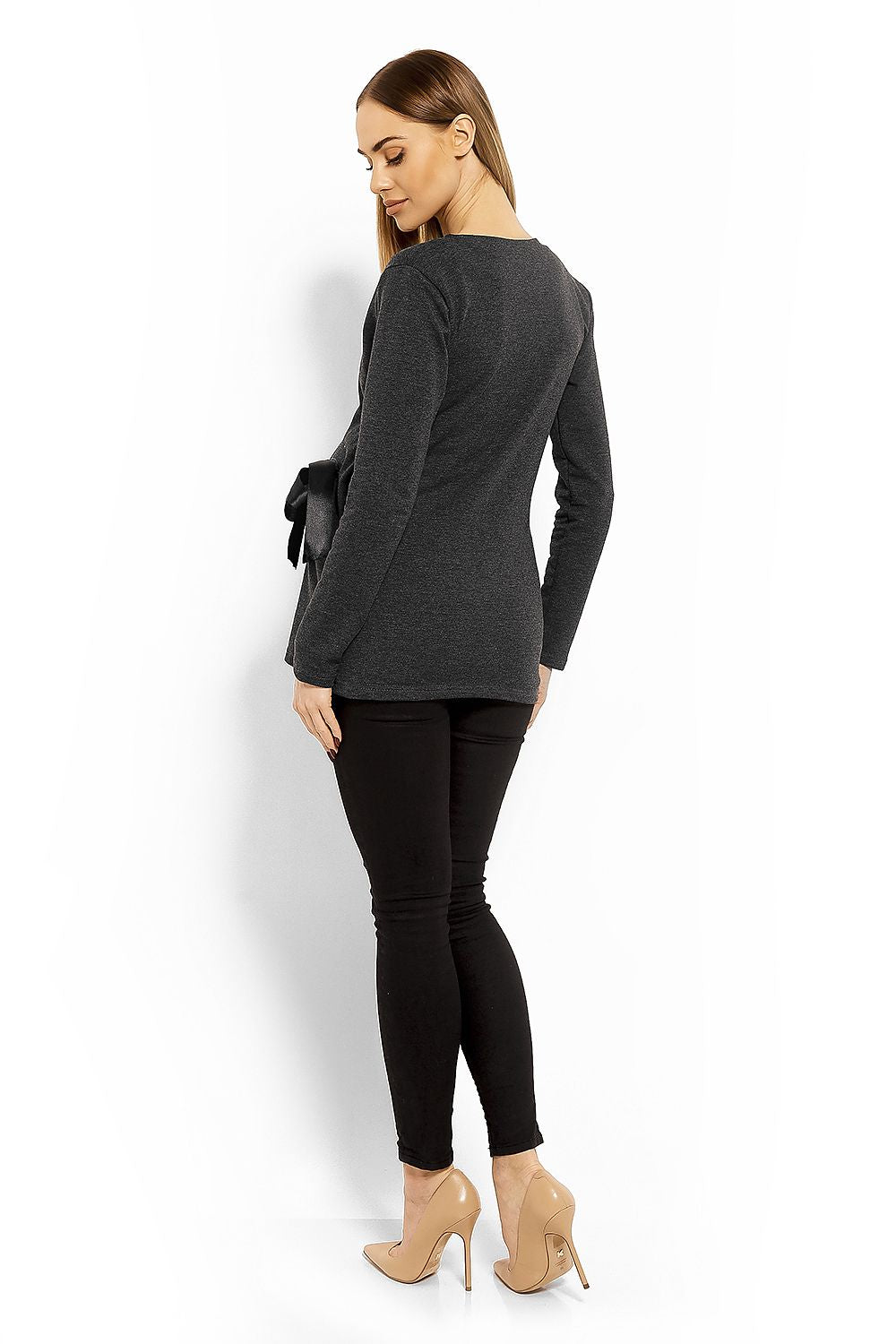  Maternity blouse model 113237 PeeKaBoo 